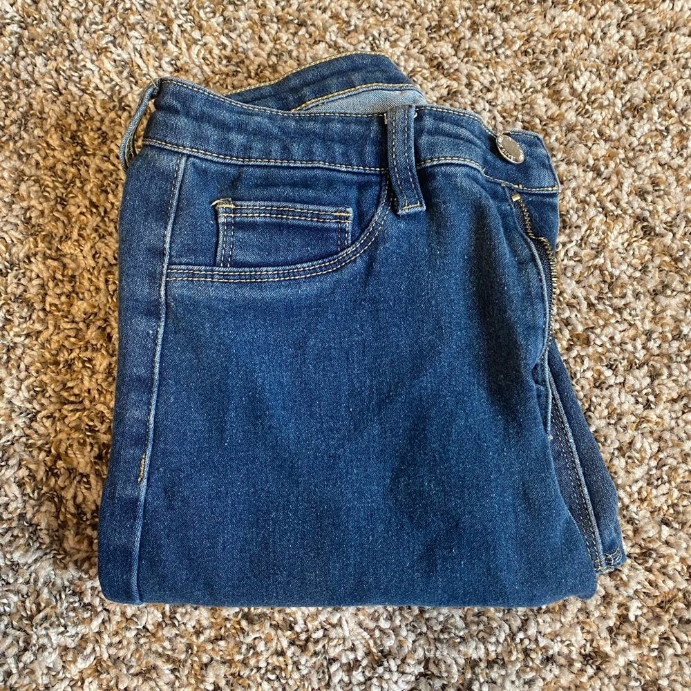 Shein blue skinny jeans